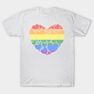 Rainbow Hearts T-Shirt